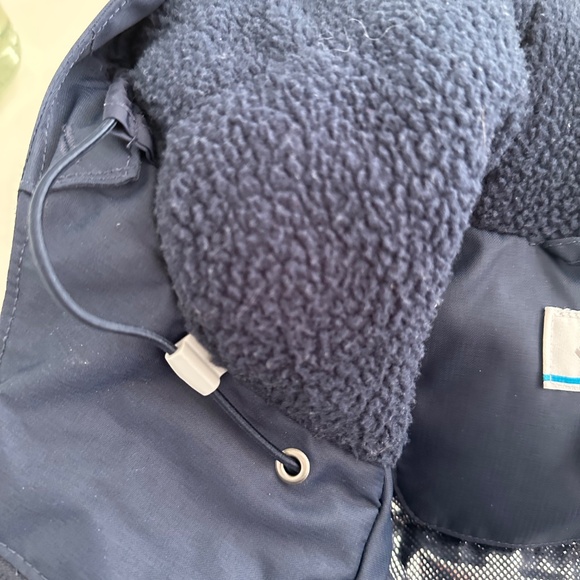 Columbia long insulated winter navy blue jacket - Picture 6 of 9